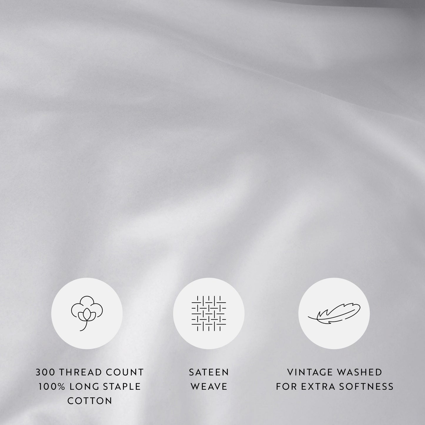 100% Long Staple Cotton Duvet Cover Set