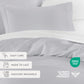 100% Long Staple Cotton Duvet Cover Set