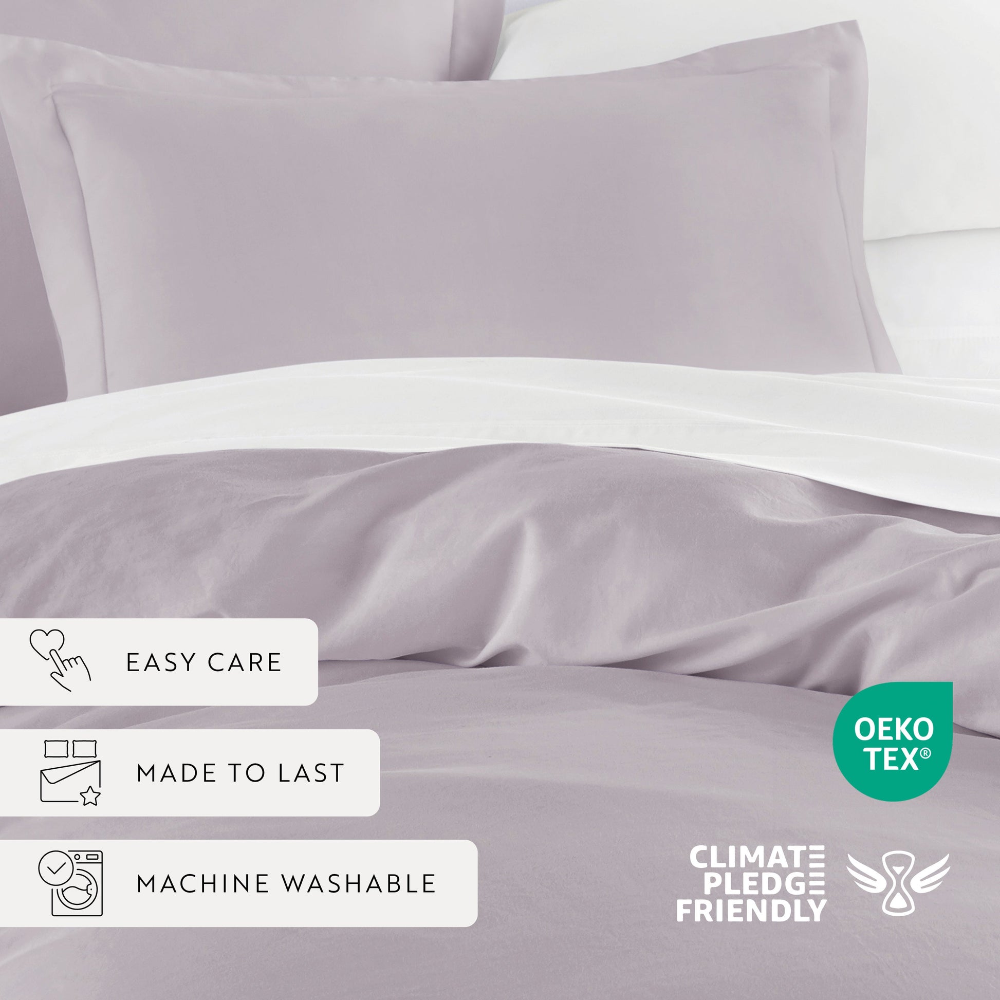 100% Long Staple Cotton Duvet Cover Set