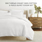 100% Long Staple Cotton Duvet Cover Set