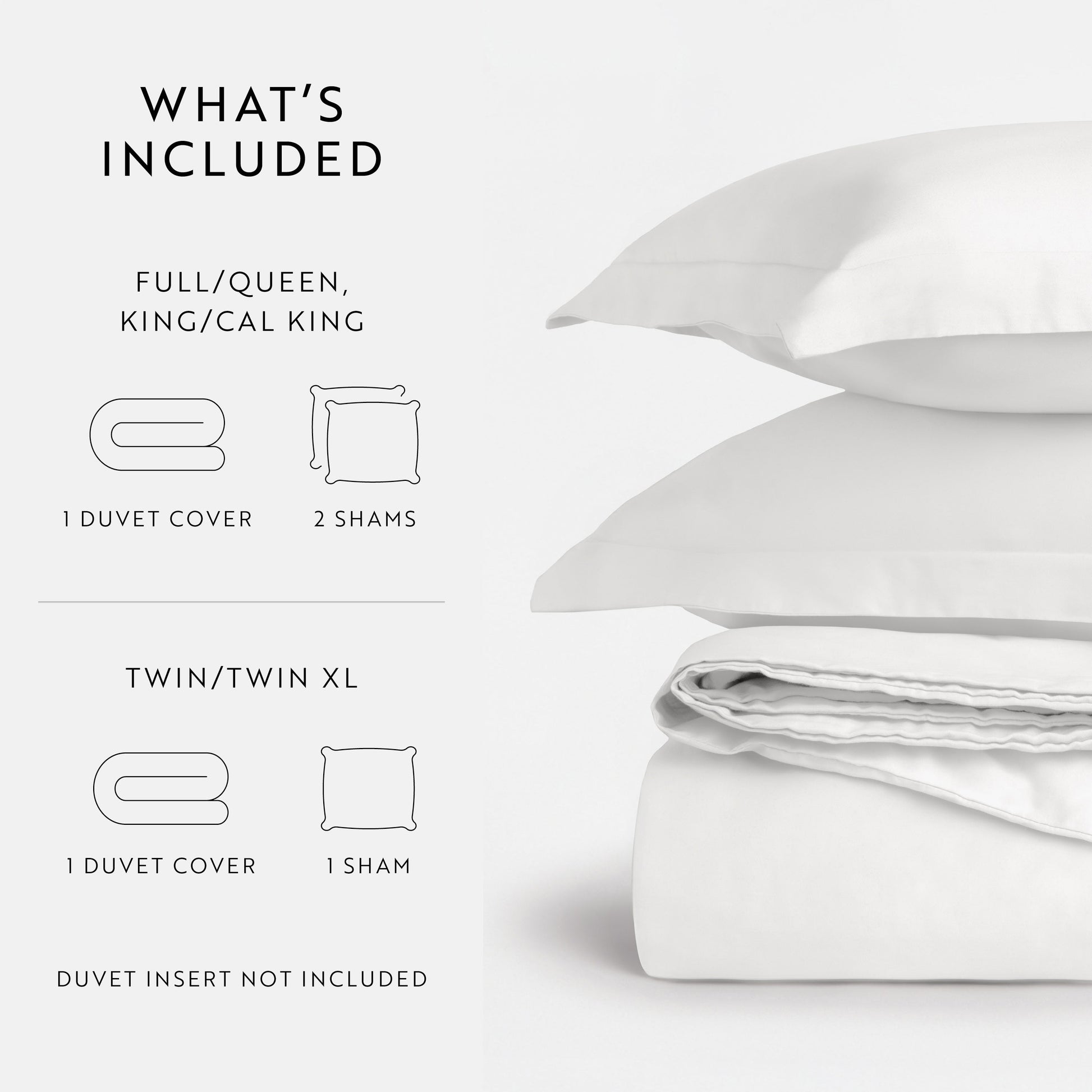 100% Long Staple Cotton Duvet Cover Set
