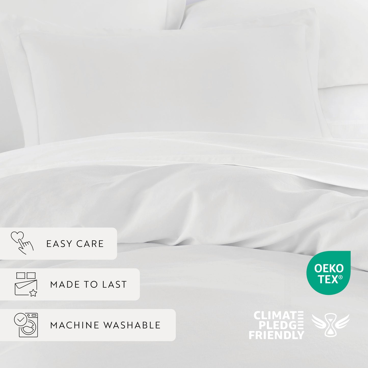 100% Long Staple Cotton Duvet Cover Set
