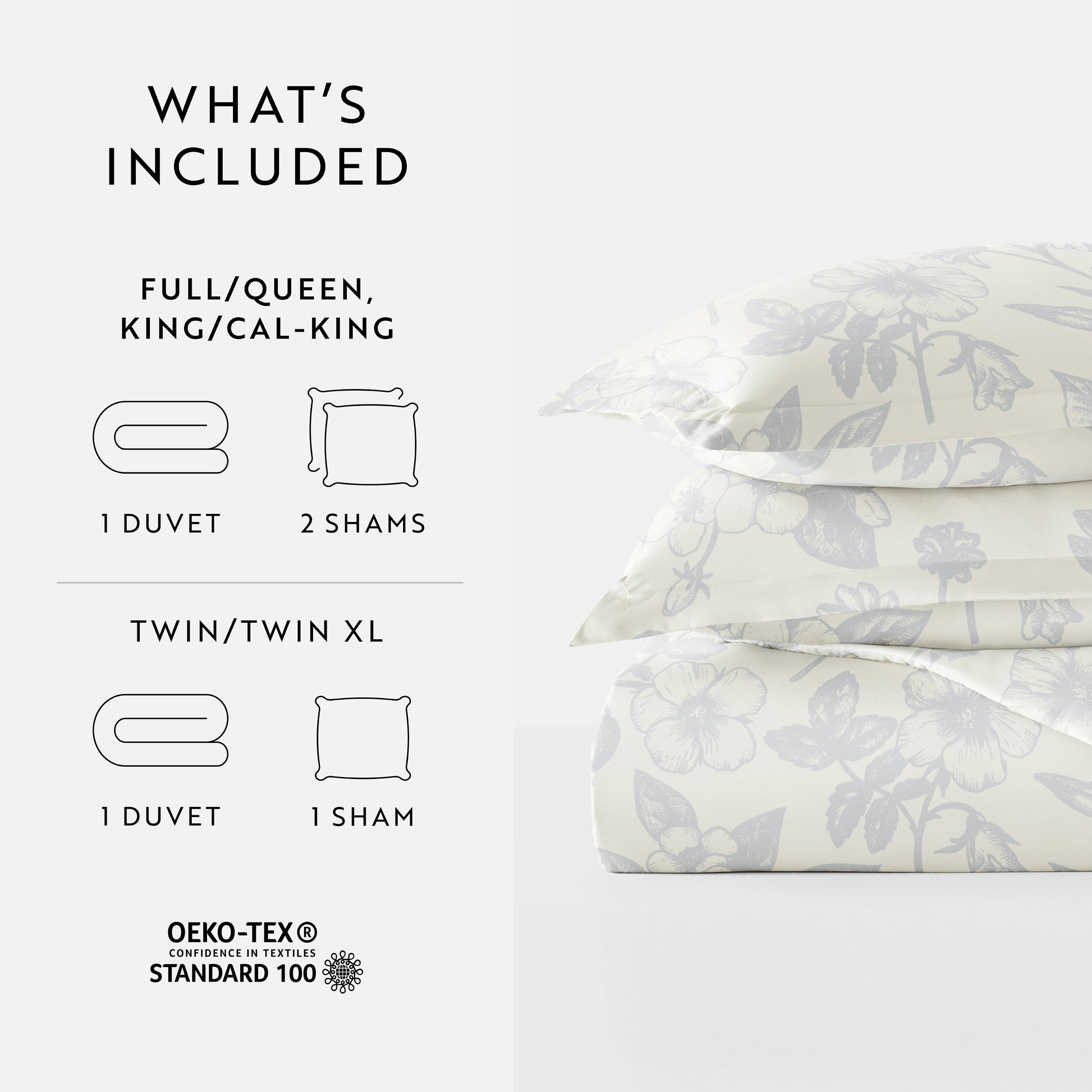 Garden Patterned Duvet Cover Set