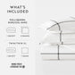 Grid Patterned Duvet Cover Set