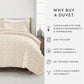 Fall Foliage Patterned Duvet Cover Set