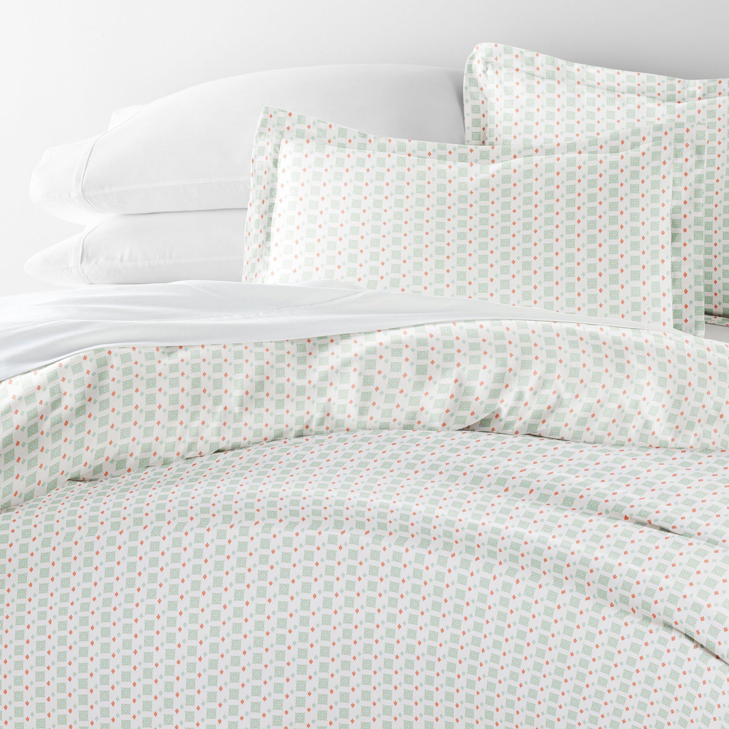 Lights in Blue Patterned Duvet Cover Set