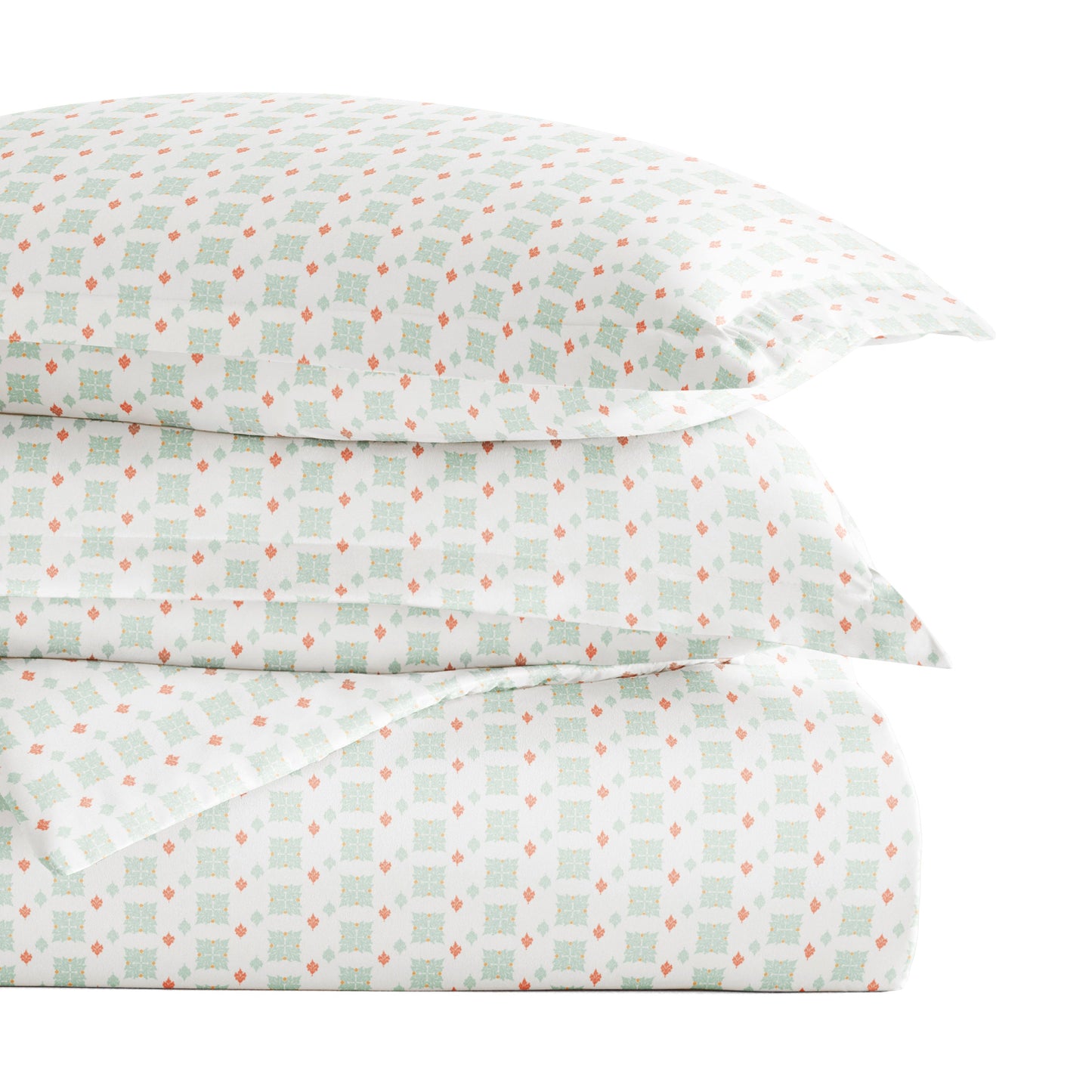 Lights in Blue Patterned Duvet Cover Set