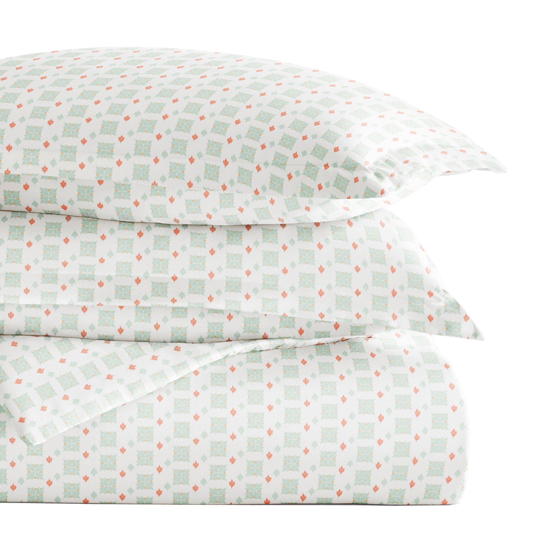 Lights in Blue Patterned Duvet Cover Set