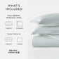 Modern Diagonal Patterned Duvet Cover Set