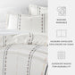 Natural Geo Lines Patterned Duvet Cover Set