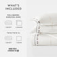 Natural Geo Lines Patterned Duvet Cover Set