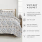 Oasis Patterned Duvet Cover Set