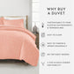 Pink Buds Patterned Duvet Cover Set