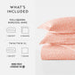 Pink Buds Patterned Duvet Cover Set