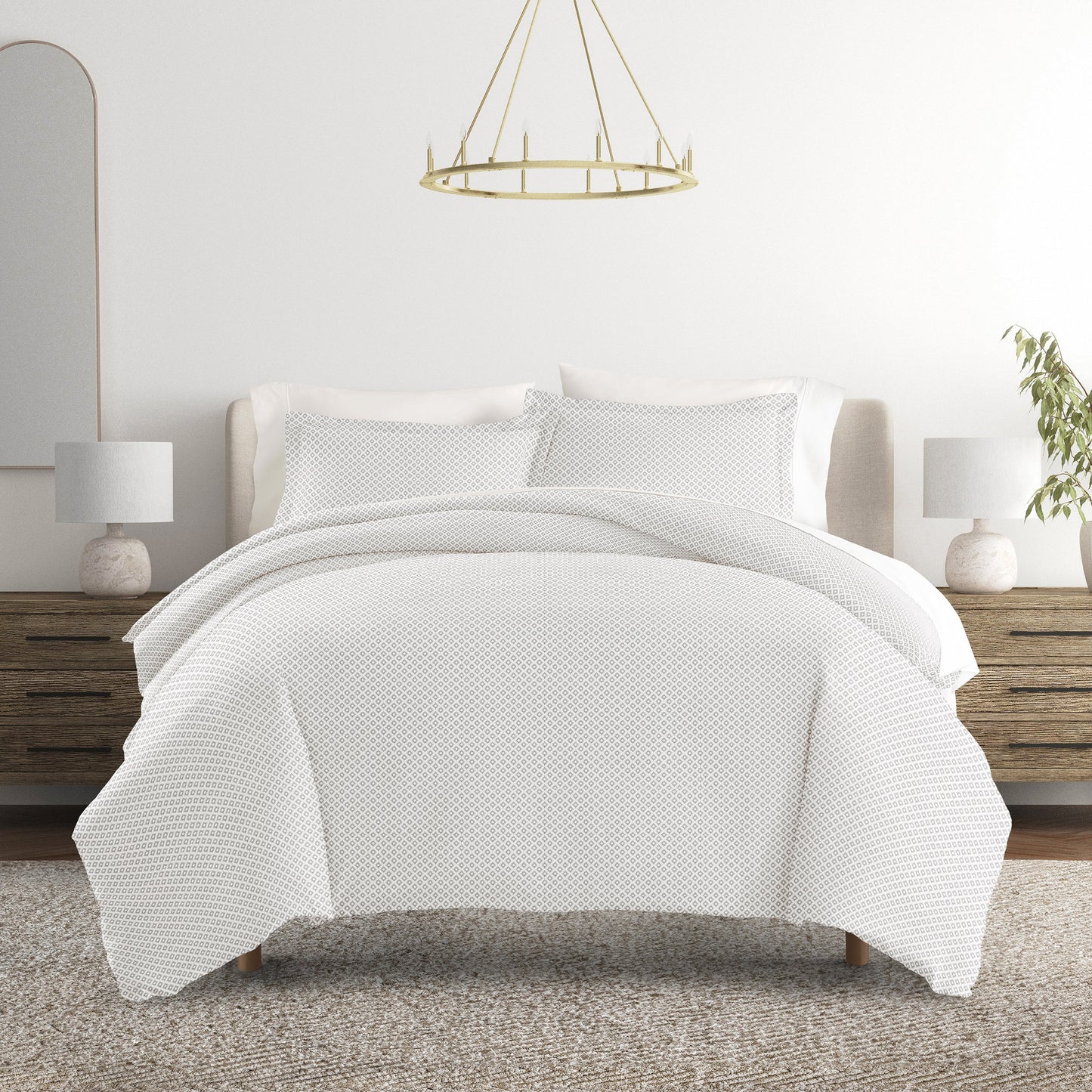 Polaris Patterned Duvet Cover Set
