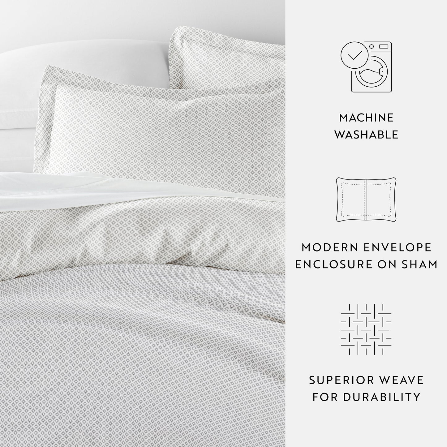 Polaris Patterned Duvet Cover Set