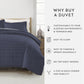 Quatrefoil Patterned Duvet Cover Set