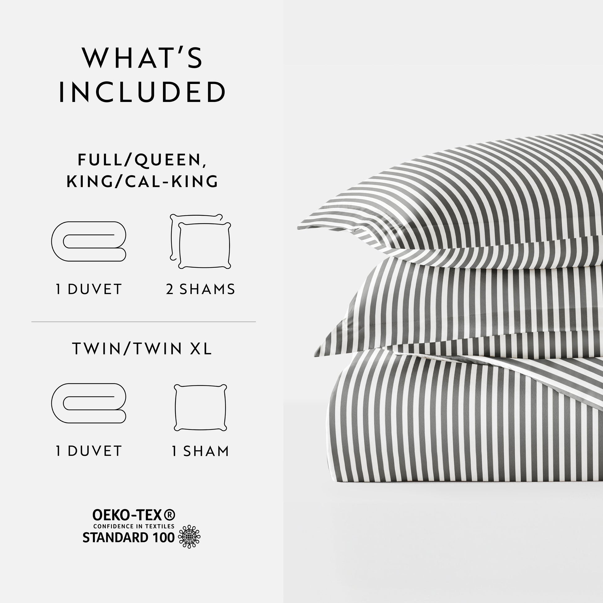 Ribbon Patterned Duvet Cover Set