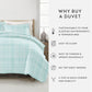 Thatch Patterned Duvet Cover Set