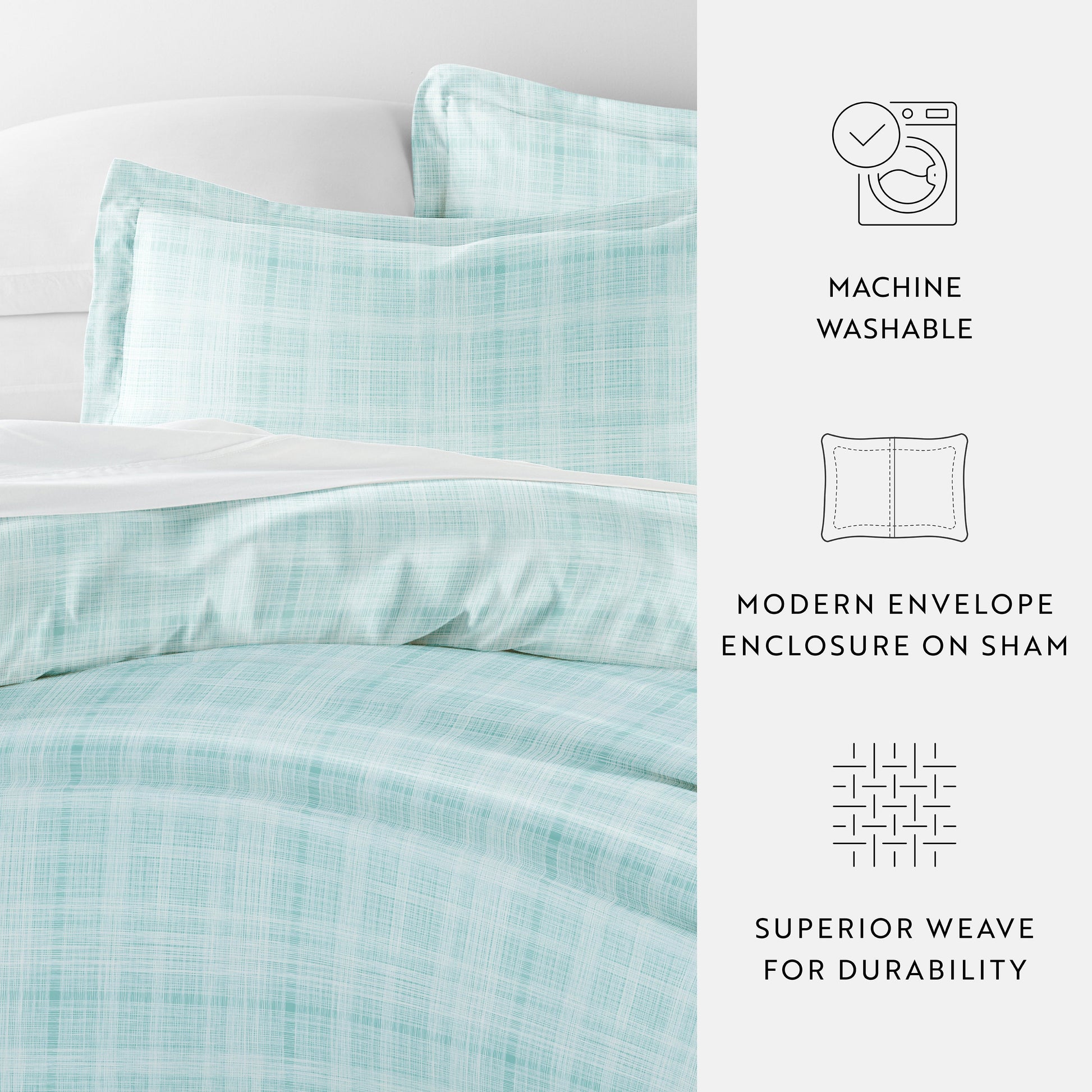 Thatch Patterned Duvet Cover Set