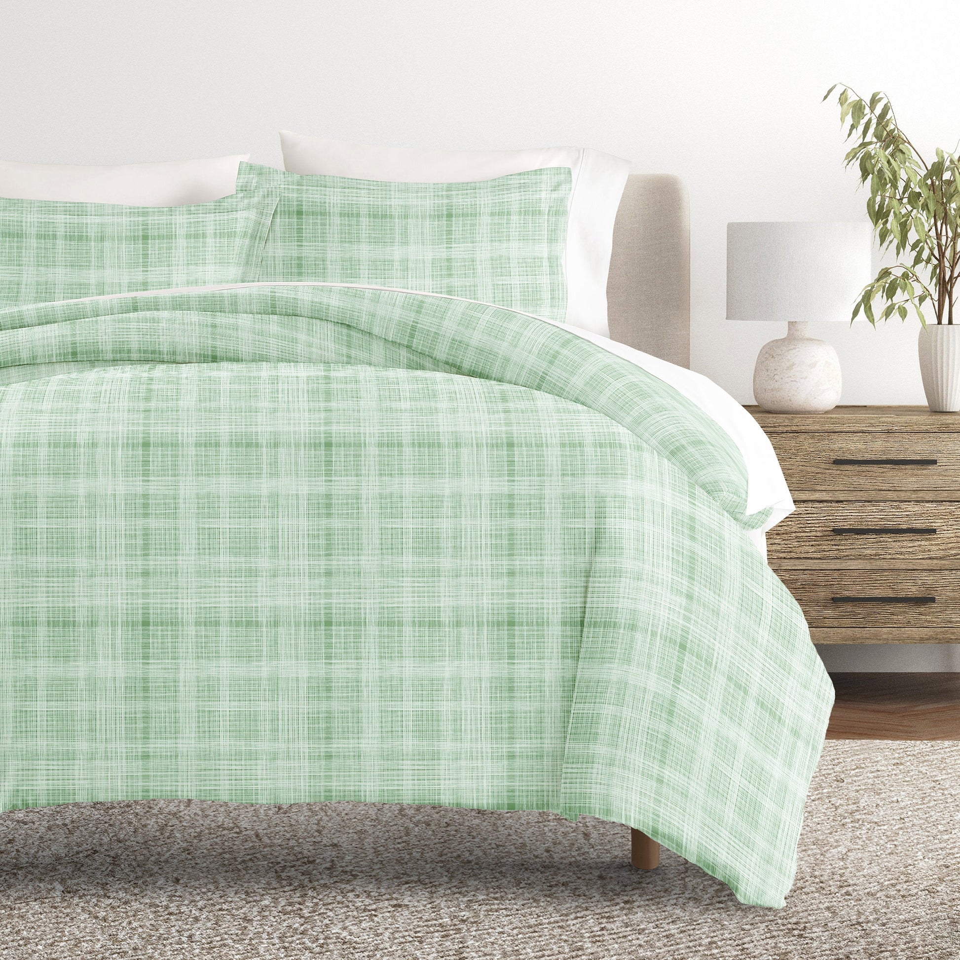 Thatch Patterned Duvet Cover Set