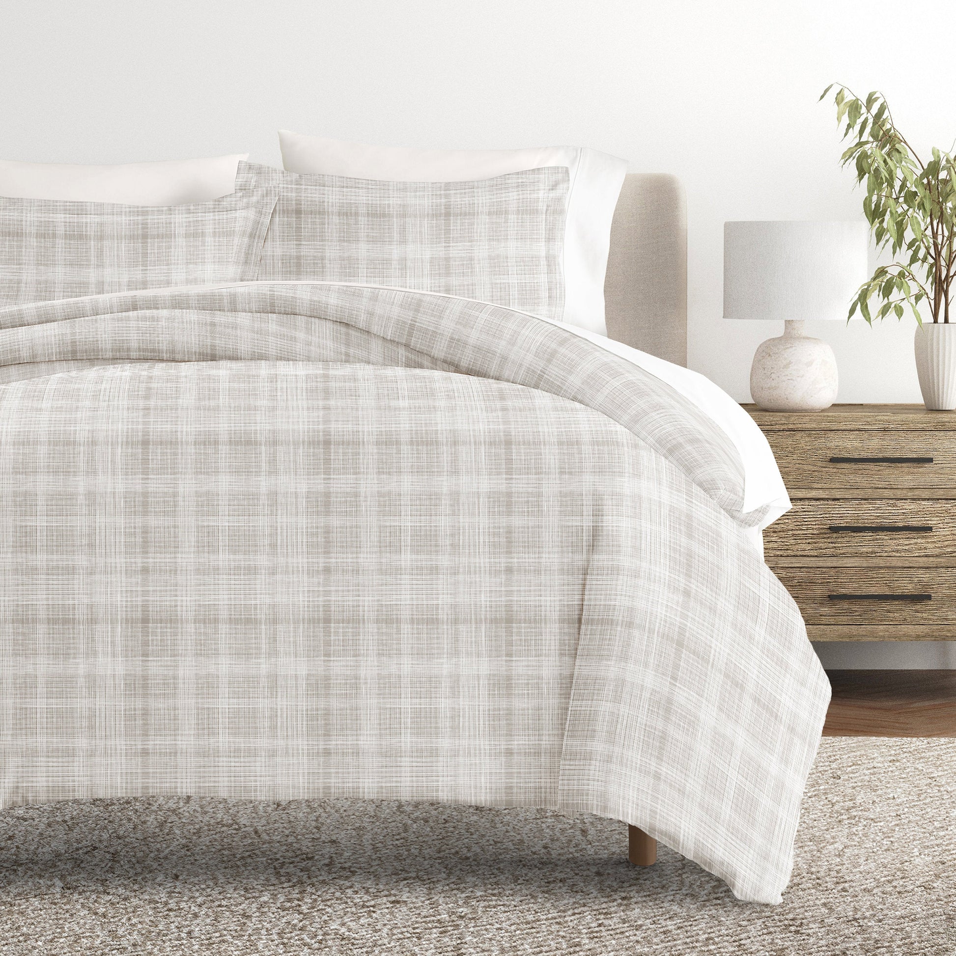 Thatch Patterned Duvet Cover Set