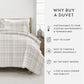 Thatch Patterned Duvet Cover Set