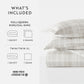 Thatch Patterned Duvet Cover Set