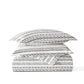 Geo Threads Patterned Duvet Cover Set
