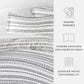 Geo Threads Patterned Duvet Cover Set