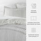 Vertical Dreams Patterned Duvet Cover Set
