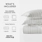 Vertical Dreams Patterned Duvet Cover Set