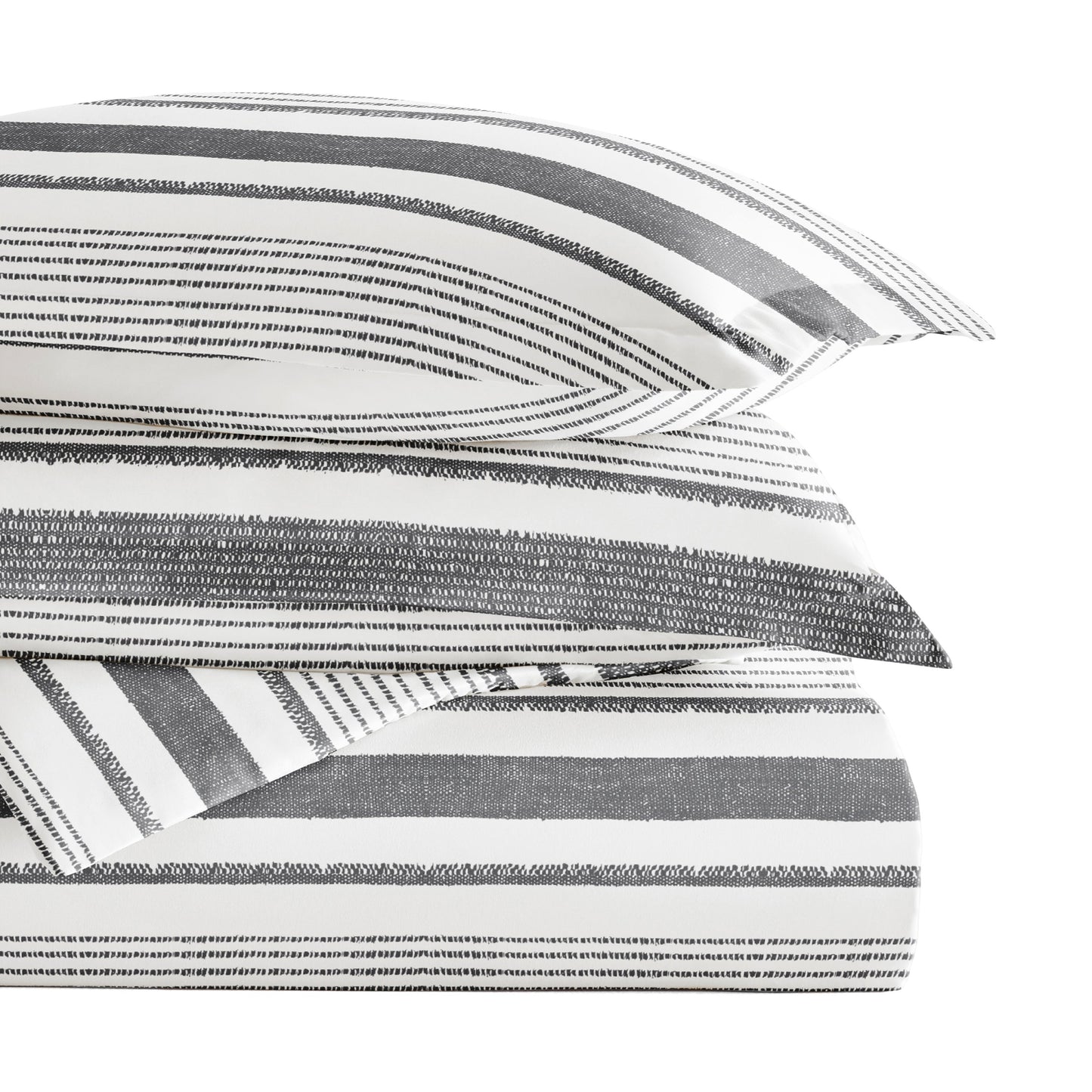 Vintage Stripes Patterned Duvet Cover Set