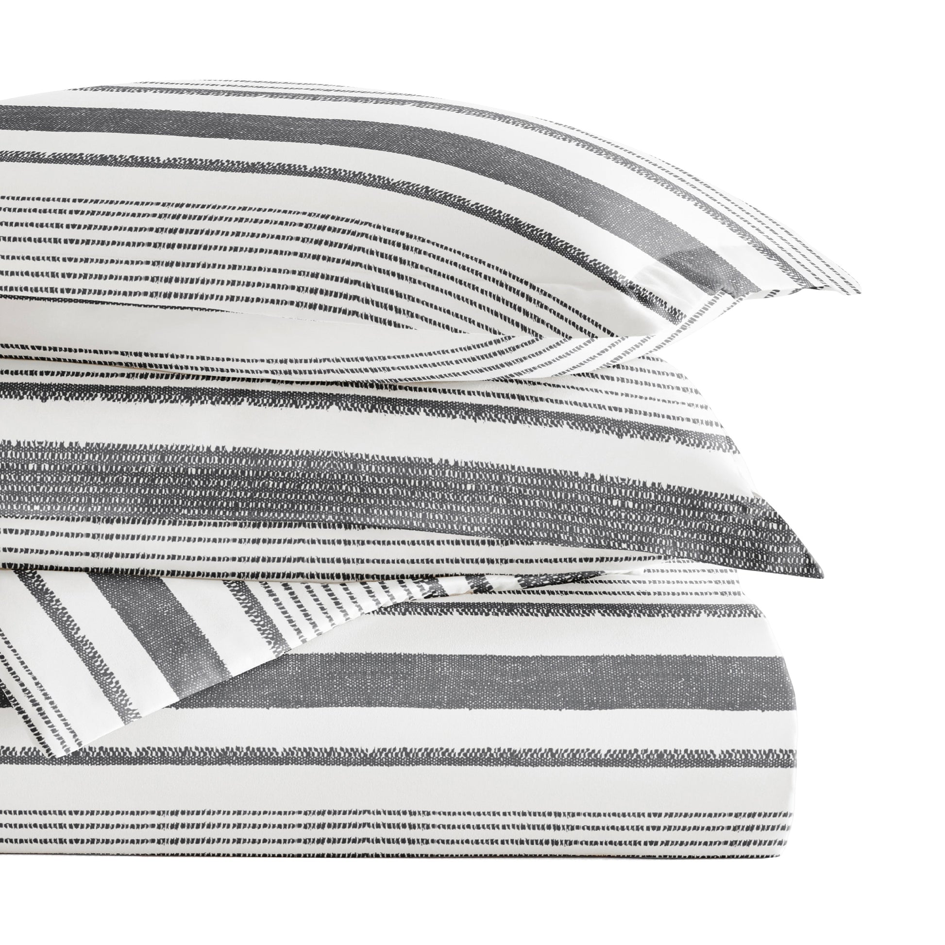 Vintage Stripes Patterned Duvet Cover Set
