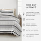 Vintage Stripes Patterned Duvet Cover Set