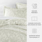 Weathered Floral Patterned Duvet Cover Set
