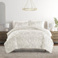 Weathered Floral Patterned Duvet Cover Set