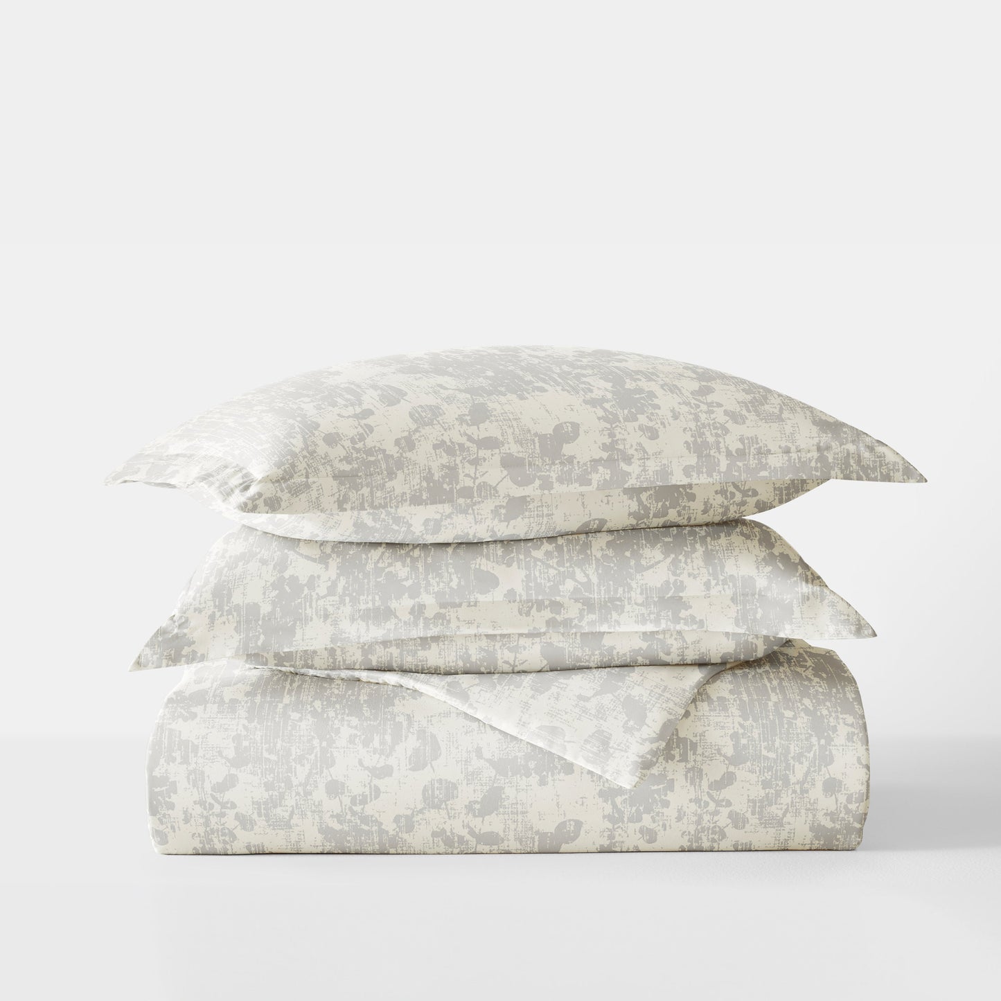 Weathered Floral Patterned Duvet Cover Set