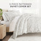 Weathered Floral Patterned Duvet Cover Set
