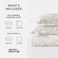 Weathered Floral Patterned Duvet Cover Set