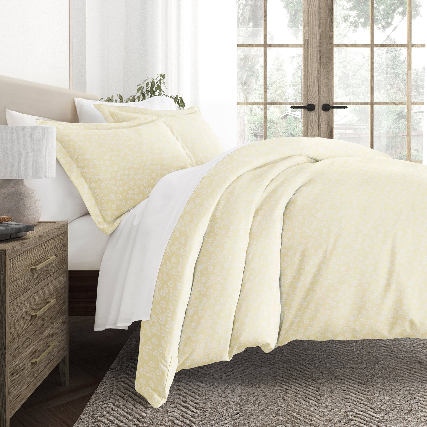 Wheatfield Patterned Duvet Cover Set