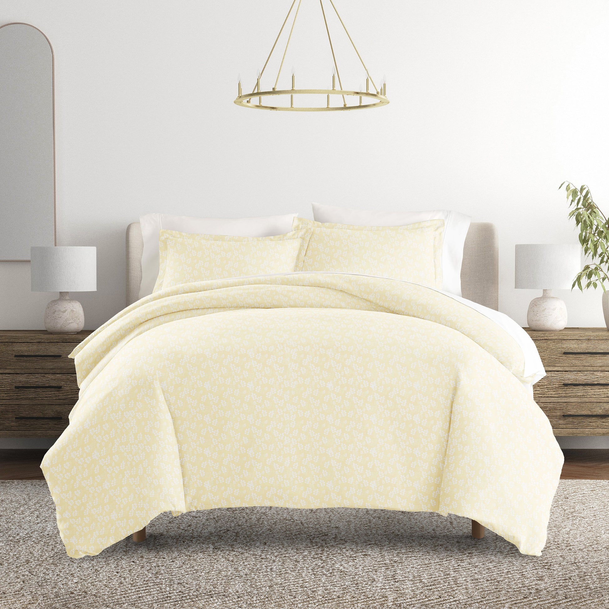 Wheatfield Patterned Duvet Cover Set
