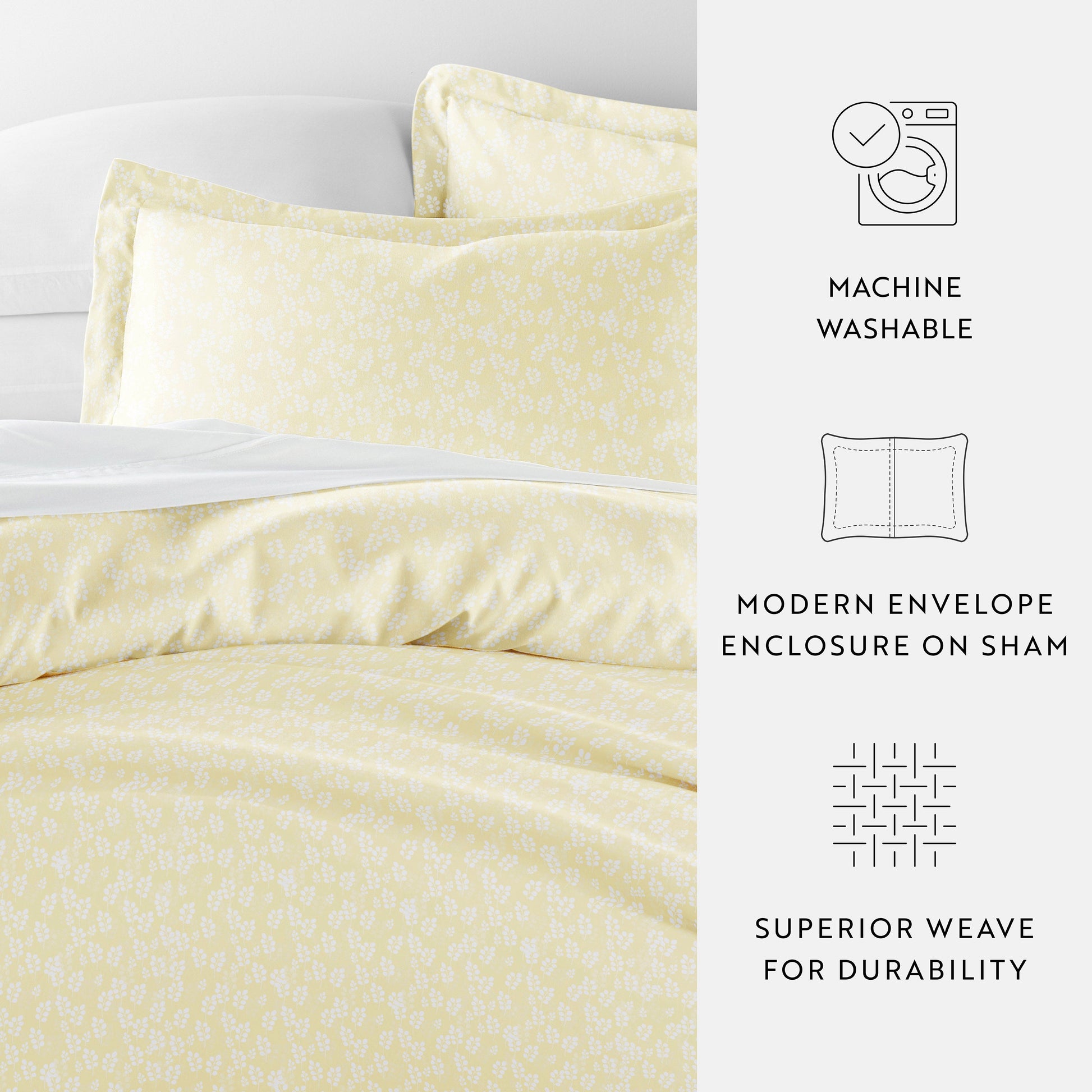 Wheatfield Patterned Duvet Cover Set