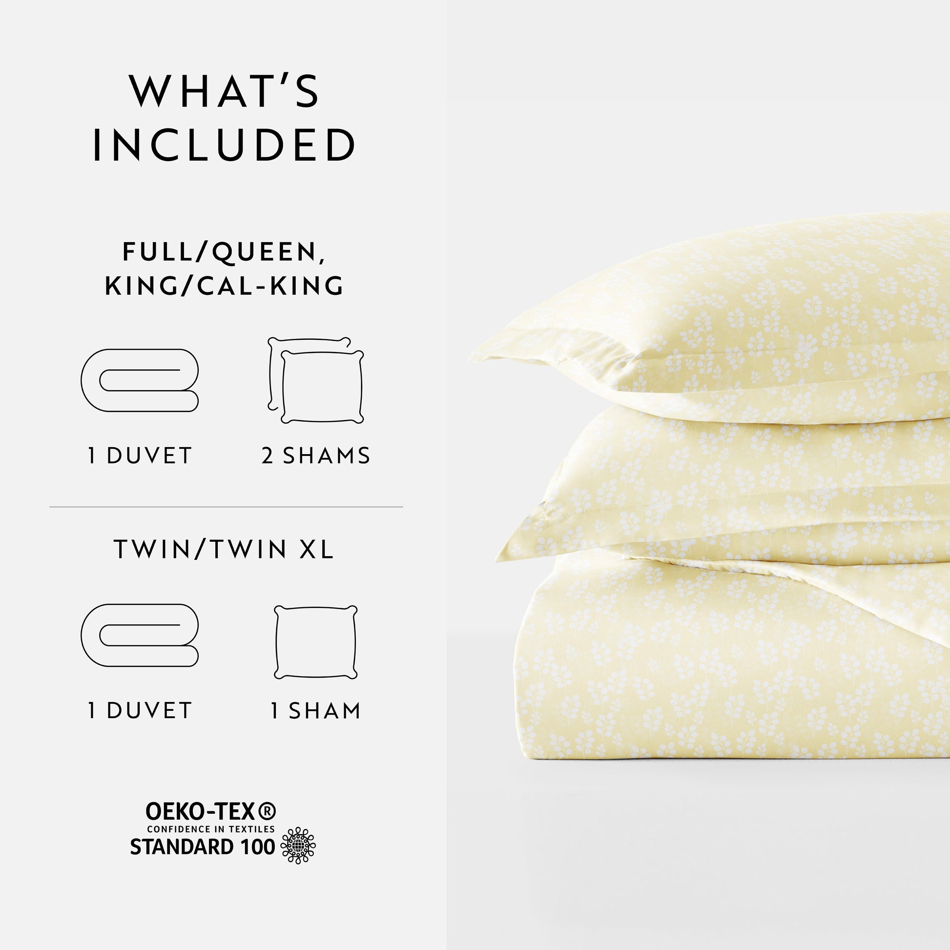 Wheatfield Patterned Duvet Cover Set