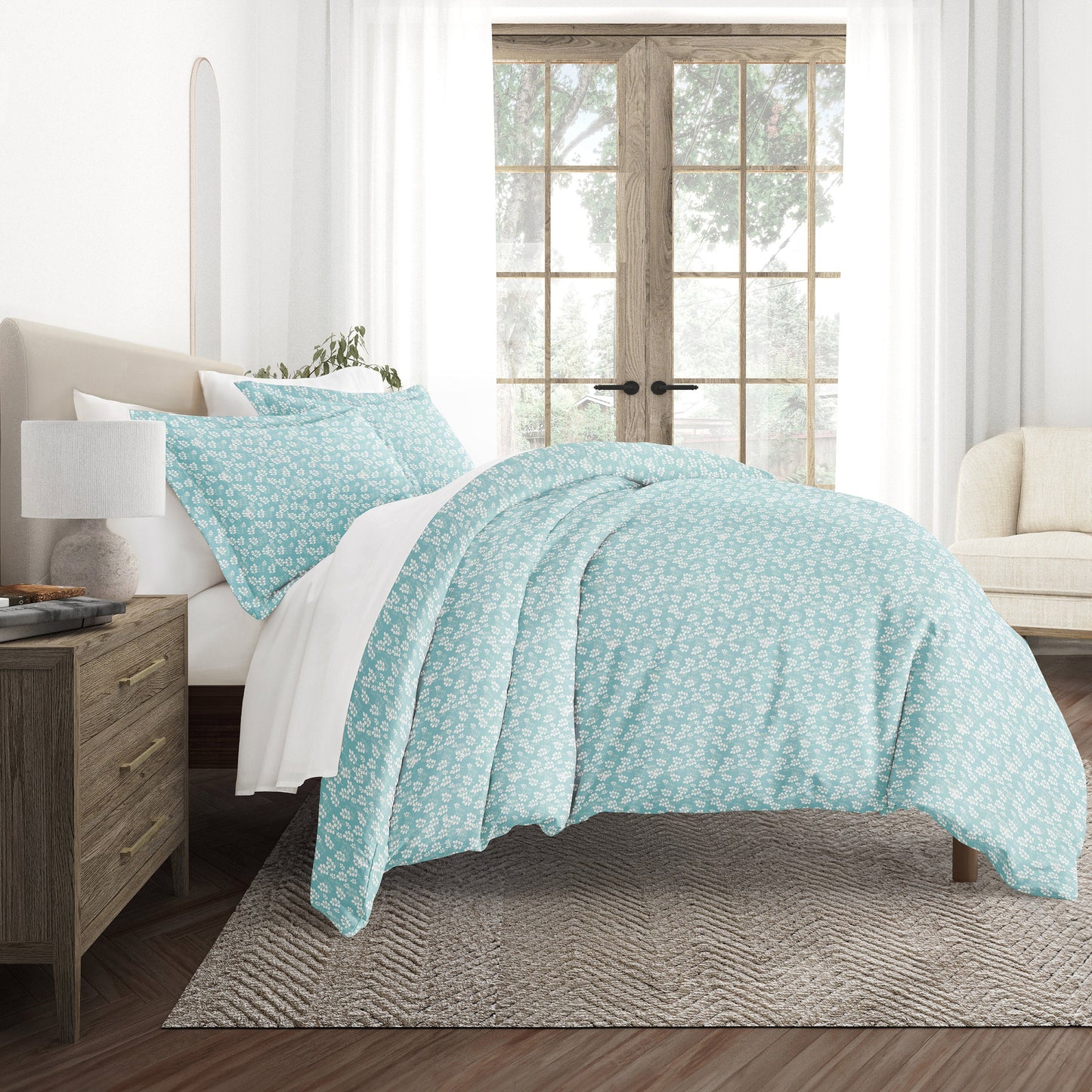 Wheatfield Patterned Duvet Cover Set
