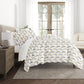Feathers Patterned Duvet Cover Set