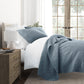 Lightweight Floral Stitch Quilted Coverlet Set