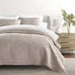 Lightweight Floral Stitch Quilted Coverlet Set