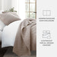 Lightweight Floral Stitch Quilted Coverlet Set