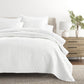 Lightweight Floral Stitch Quilted Coverlet Set